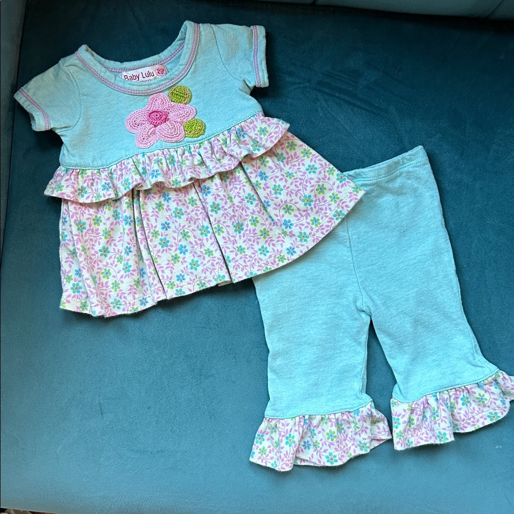 Baby LuLu Floral Matching Set